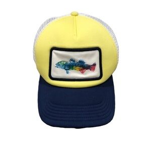 Legacy Color Fish Laguna Trucker Yellow/White/Navy One Size